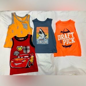 Lot of size 2T tank tops all in great condition